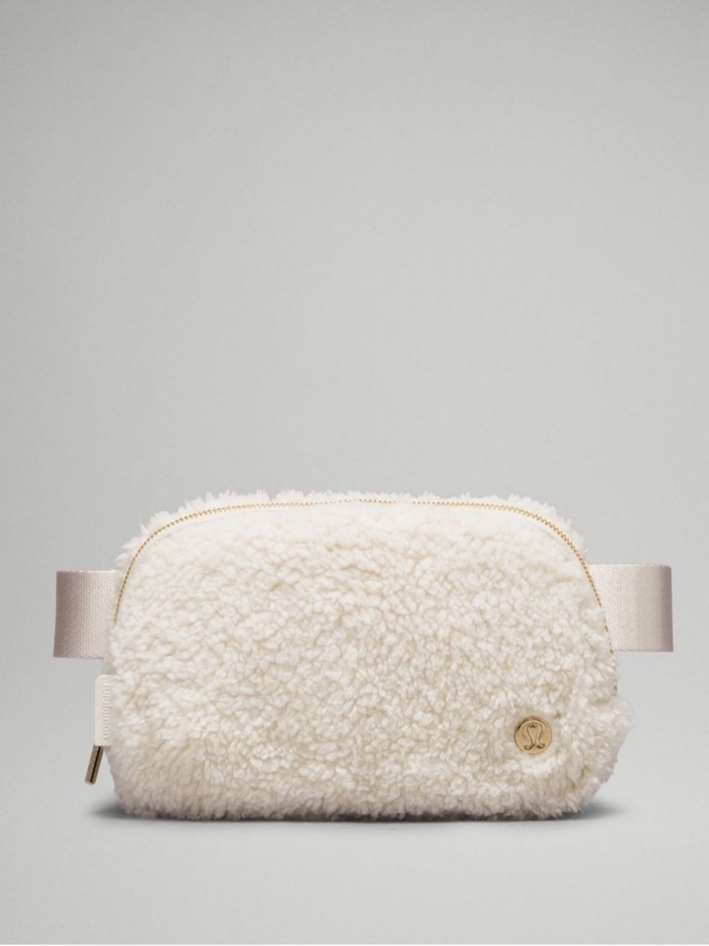 lululemon athletica Ivory Sherpa Crossbody Belt Bag